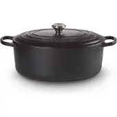 Le Creuset Gietijzeren Ovale Braadpan Mat Zwart 35cm 8,9l