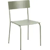 Serax Vincent Van Duysen August stoel compact 49x48x85 eucalyptus groen