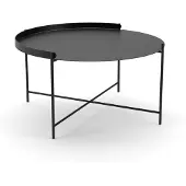 Houe Bijzettafel Edge Tray Table Black 76 cm