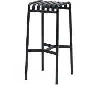 HAY Kruk Palissade Bar Stool Anthracite Powder Coated Steel