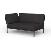 Houe Loungeset Module Level Corner Left Sooty grey