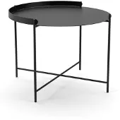 Houe Bijzettafel Edge Tray Table Black 62 cm