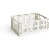 HAY - Colour Crate M Opbergkrat (Gebroken Wit)