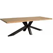 Tower Living Sovana Live-edge dining table 180x90 - top 5 (Naturel, 180x90x78cm)