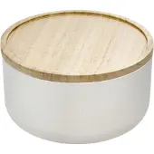 IDesign - Ro Pansino Voorraadpot met Deksel Small - Gerecycled Kunststof - Wit -