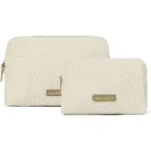 Suitsuit Toilettas Dames - Toilettassen set - Toilettas etui - Make up organizer set - Make up tasje - Fusion Beauty Set - Beige