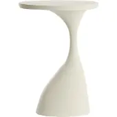 Light & Living Bijzettafel 40x33x61 cm MACAU mat crème (Wit, 40x33x61cm)