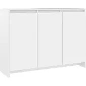 vidaXL Dressoir 102x33x75 cm bewerkt hout wit