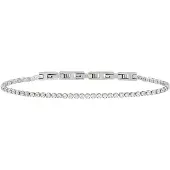 Breil Armband 'Tennis' zilver / transparant