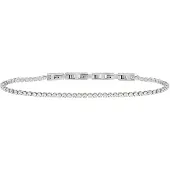 Breil Armband 'Tennis' zilver / wit