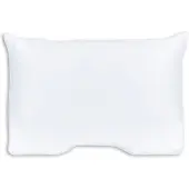 Silvana Support Satin Shoulder Contour kussensloop - Wit - 50x70