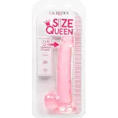 California exotic novelties - Queen Size Dong 8 Inch - Dildos Roze