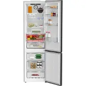 Beko B7RCNA407ZXBRW harvestfresh vrijstaande koel-vries combinatie donker RVS 203,5 cm