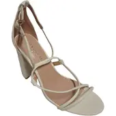 Super Me PUMP MET STRINGS IN WHITE- 8CM HAK-SIZE 38