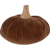 Clayre & Eef Decoratie Pompoen Ø 15x12 cm Bruin Stof Bruin