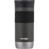 CONTIGO Byron Snapseal thermosbeker - Sake, roestvrijstalen isoleerbeker, koffiebeker-to-go, lekvrij, houdt tot 7 uur warm, vaatwasserbestendig BPA-vrij deksel, 470 ml