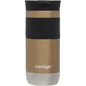 CONTIGO Byron Snapseal thermosbeker - Chardonnay - 16oz - roestvrijstalen isoleerbeker, koffiebeker-to-go, lekvrij, houdt tot 7 uur warm, vaatwasserbestendig BPA-vrij deksel, 470 ml