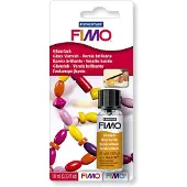 Staedtler 8703 01 BK FIMO glansvernis - op waterbasis en transparant (1 fles met kwast - 10 ml)