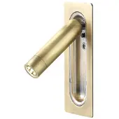 Marset Wandlampe , Brons / Oudmessing, Slaapkamer, Aluminium
