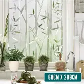 Homewell Raamfolie HR++ 60x200cm - Zonwerend & Isolerend - Statisch - Bamboe