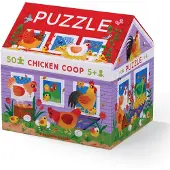 Crocodile Creek Puzzel - 50 Bakstenen - Chicken Coop - - OneSize - Puzzels