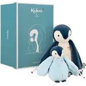 Kaloo - Pinguïn knuffel - blauw 2-delig - 15 & 25 cm