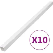 vidaXL Kabelgoot 100x40 mm 10 m PVC
