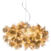 Slamp Hanglampe , Clizia Mama Non Mama, dimbare, Goud / Messing, Woonkamer, Kunststof, Designer