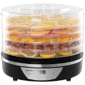 Klausberg VOEDSEL-, PADDENSTOELEN- EN FRUITDROGER 350W KLAUSBERG KB-7568, Dehydrator, Zwart
