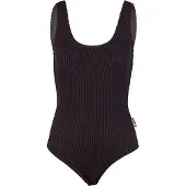 Beco crinkle badpak - zwart - maat 40