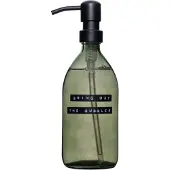 Wellmark handzeep 500ml zwart glas / zwart - 'bring out'