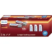 Philips Power Alkaline AA 20 pack