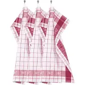 Tiseco Keukendoek Home Studio Pharao BML Red (Set van 3) - 50 x 70 cm