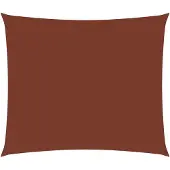 vidaXL Zonnescherm rechthoekig 2,5x3,5 m oxford stof terracottakleurig