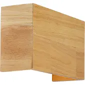 QAZQA Smart wandlamp eiken hout 24 cm incl. Wifi G9 - Otan
