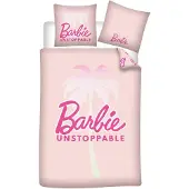 Disney Barbie kinderdekbedovertrek Unstoppable - roze - microvezel