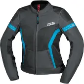 IXS Trigonis-Air Dames Grijs Blauw Textiele Motorjas Maat M
