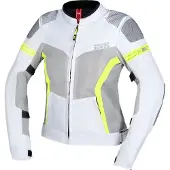 IXS Trigonis-Air Dames Grijs Geel Textiele Motorjas Maat XL