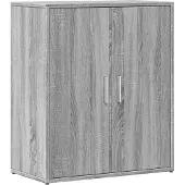 vidaXL Dressoir 60x31x70 cm bewerkt hout grijs sonoma