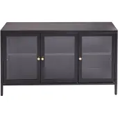 Beliani NEWPORT - Sideboard - Zwart - Staal