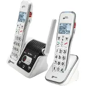 Geemarc Telecom AMPLIDECT 595-2 U.L.E. Draadloos telefoonset met 2 handsets - Basisstation - Basisstation