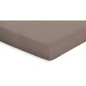 Eleganzzz Topper Hoeslaken Katoen Perkal - taupe 90x200cm