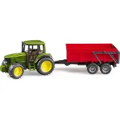 BRUDER 2057 John Deere 6920 Tractor met aanhanger