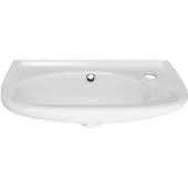Kerra Slim fontein 51x25cm wit met kraangat