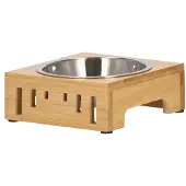 Springos Voerbak | Waterbak | voerbakjes | Drinkbak | Eetbak | Bamboe