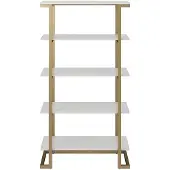 Notio Living Camila-Boekenkast - 5 Planken - Wit Houtlook
