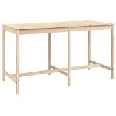 vidaXL Tuintafel 203,5x90x110 cm massief grenenhout