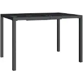 vidaXL Tuintafel 110x80x72 cm staal antracietkleurig