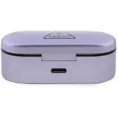 GUESS True Wireless Driehoeklogo BT5.0 4H Stereo oortelefoon Paars (ANC, Draadloze), Koptelefoon, Paars