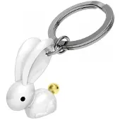 Metalmorphose sleutelhanger animal fashion rabbit - Wit / 2,8 x 3,5 x 2,5 cm / Metaal